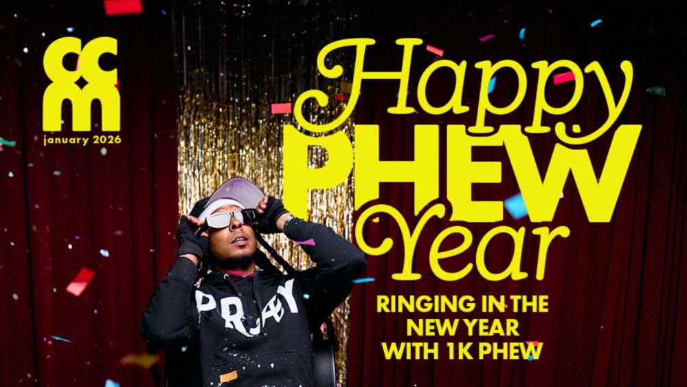 Журнал CCM представляет рэпера 1K Phew с лейбла Reach Records на обложке январского номера