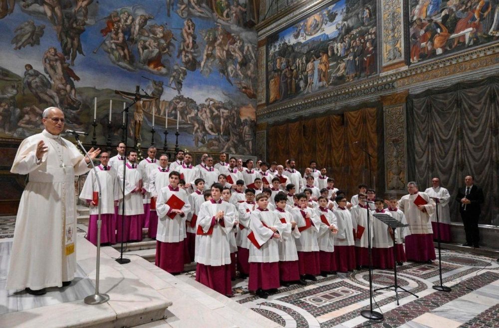 Папа Лев XIV: «Не бывает Рождества без песнопений»