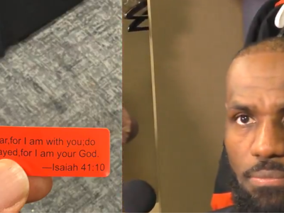 Леброн Джеймс вдохновился библейским стихом от... мальчика-рамплера!