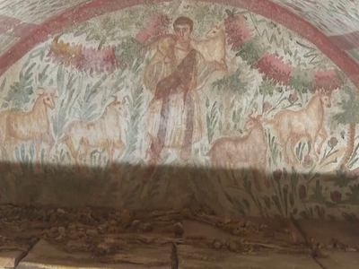 В Изнике обнаружена фреска 'Добрый пастырь': истоки христианской иконографии
