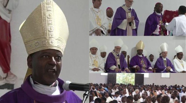 «Я здесь на службе у всех» — новый епископ епархии Чимоё в Мозамбике во время своей инаугурации