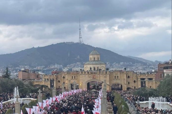 В Тбилиси состоялись похороны Католикоса-Патриарха всея Грузии Илии II