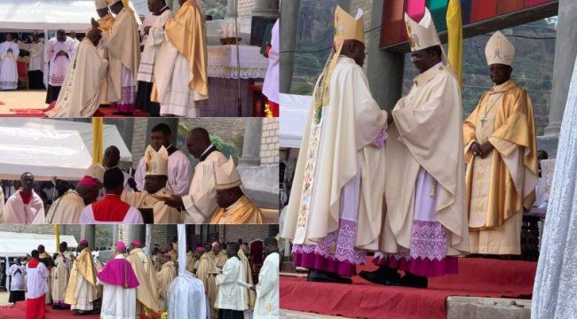 «Я принимаю вас с распростертыми объятиями»: архиепископ Баменды новому вспомогательному епископу