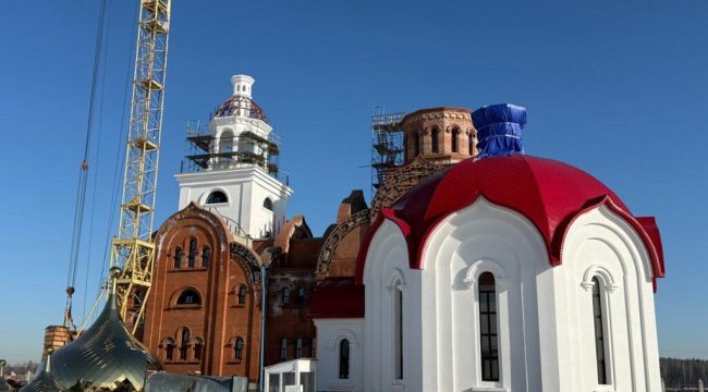 В Первомайском завершается строительство храмового комплекса