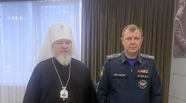 Митрополит Кирилл провёл переговоры с замглавы МЧС