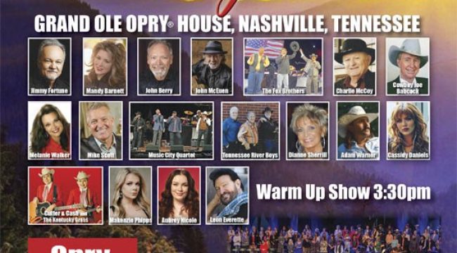 Воскресное утро в стиле кантри празднует веру и музыку с мощным составом артистов