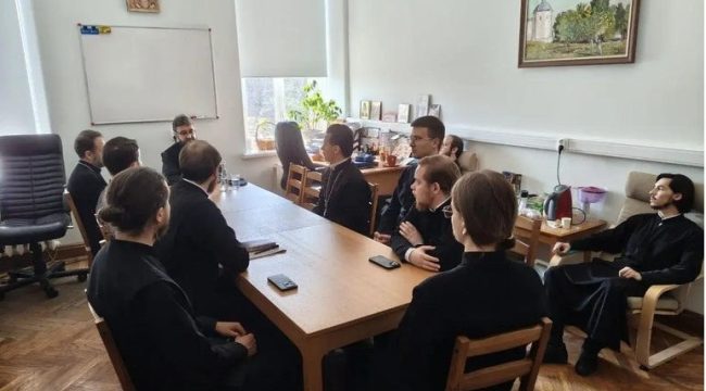 Игумен Серафим прочитал лекцию студентам Московской духовной академии