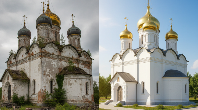 В МИИГАиК создали нейросеть для реконструкции православных храмов