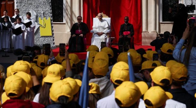 Лев XIV встретился с молодёжью Монако во время апостольского визита