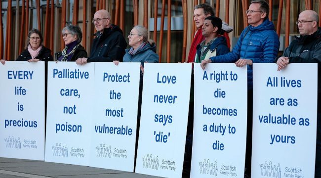 Евангельские лидеры приветствуют отказ Шотландии от законопроекта об assisted dying