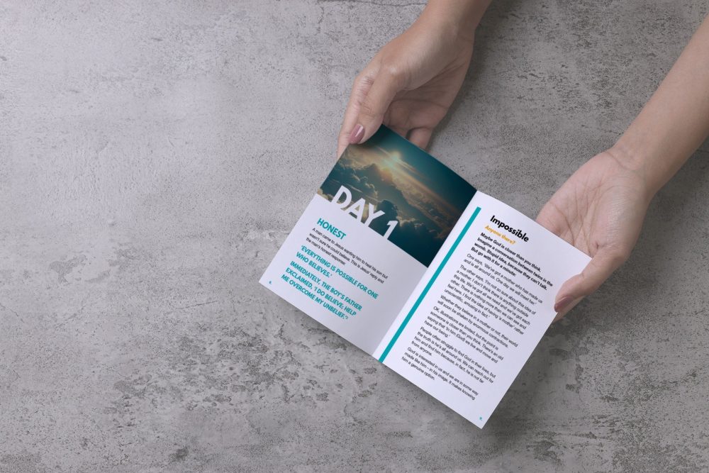 Молитвенная брошюра, соединяющая с скептиками