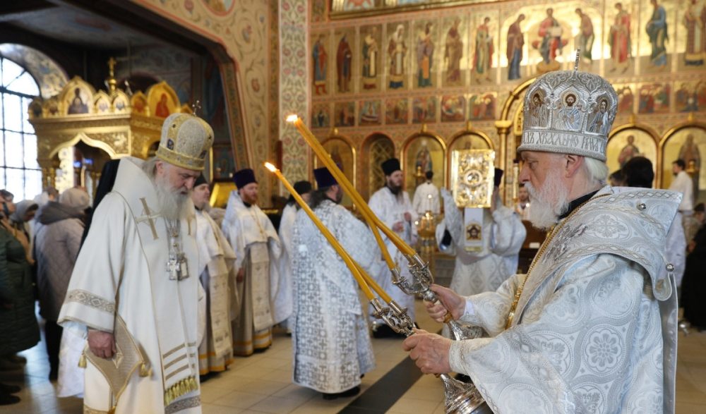 Митрополит Таллинский Евгений совершил Литургию в Гефсиманском скиту