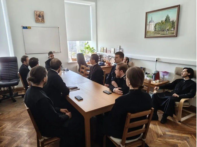 Игумен Серафим прочитал лекцию студентам Московской духовной академии