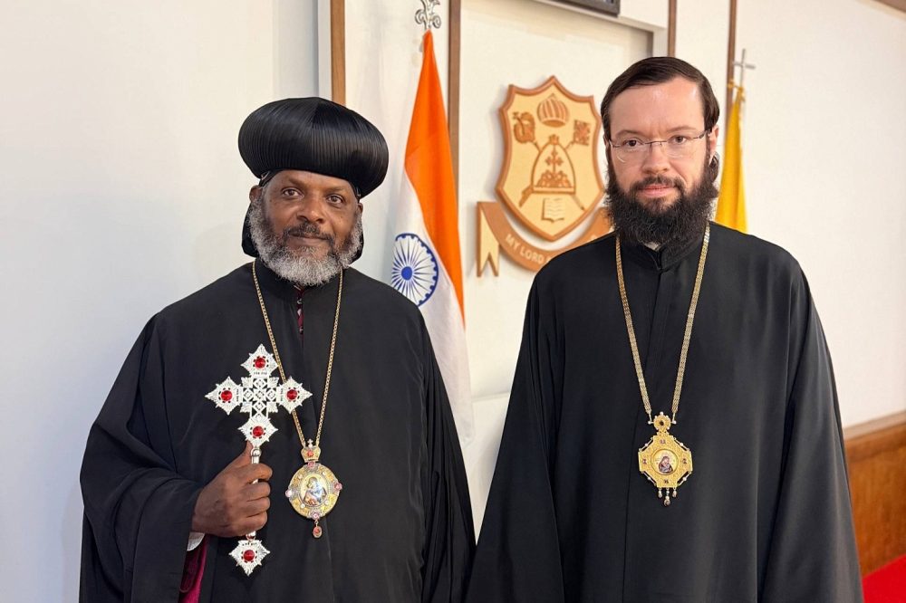 Митрополит Антоний провёл встречу с иерархом Эфиопской Церкви в Индии
