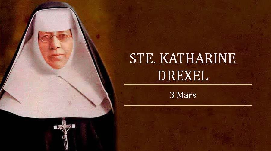 Сегодня, 3 марта, мы отмечаем день Святой Кэтрин Дрексел