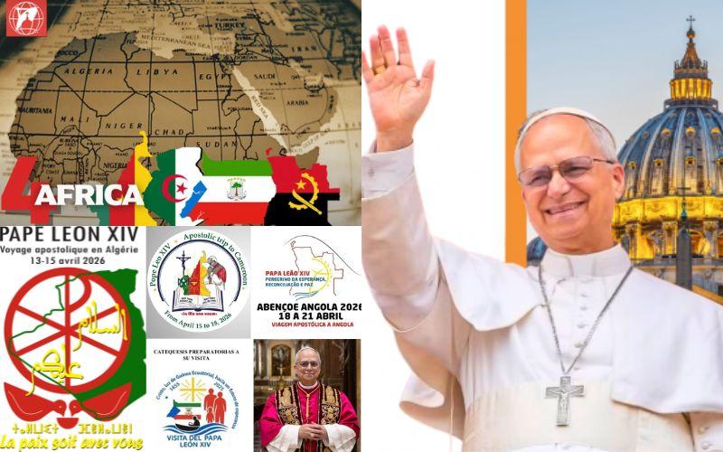 Ватикан обнародовал маршрут первого апостольского путешествия Папы Льва XIV по Африке