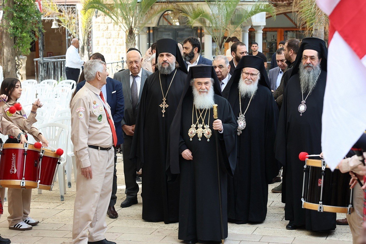 Начальник Русской духовной миссии сослужил Патриарху Иерусалимскому в Кане Галилейской