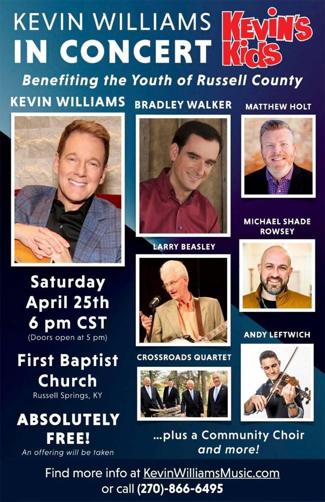 Кевин Уильямс привозит звёздный концерт в родной город в пользу фонда «Дети Кевина»