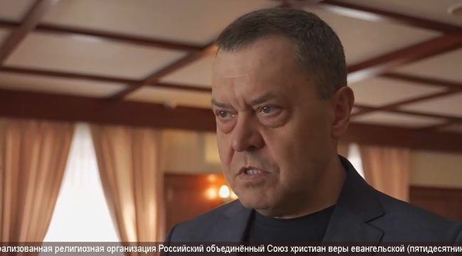 Епископ Э. А. Грабовенко поздравил епископа С. В. Ряховского с Пасхой