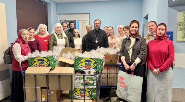 Западное викариатство поздравило военнослужащих в госпитале с Пасхой