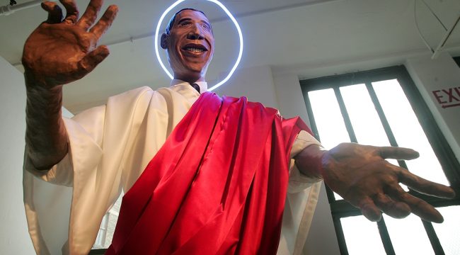 4 раза Барака Обаму сравнивали с Иисусом, Мессией: 'Это Новый Завет'