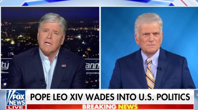 Шон Хэннити и Франклин Грэм апеллируют ко Второй мировой войне и Ветхому Завету для оправдания войны с Ираном