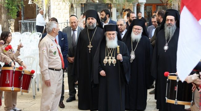 Начальник Русской духовной миссии сослужил Патриарху Иерусалимскому в Кане Галилейской