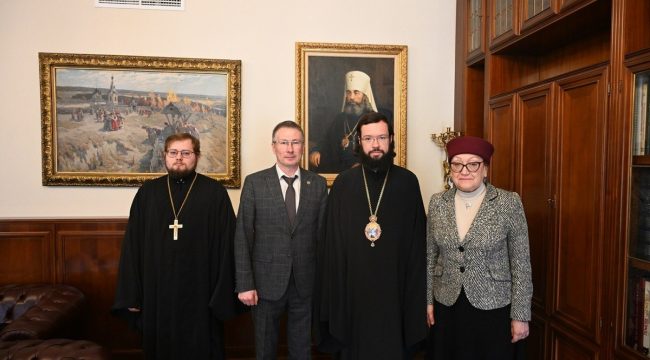 Митрополит Антоний обсудил с представителем Татарстана межрелигиозное сотрудничество