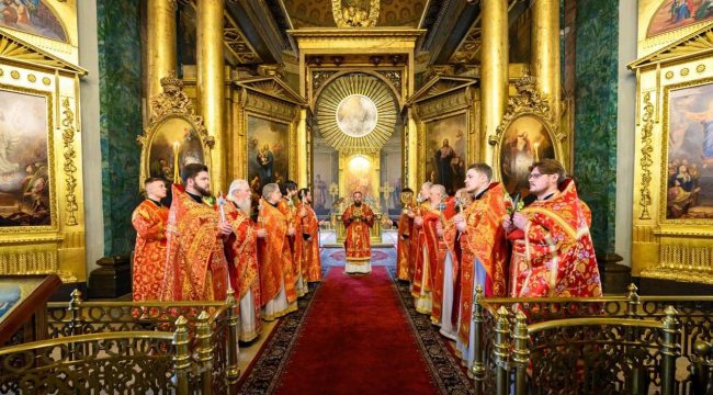 Митрополит Арсений возглавил престольное торжество в храме Мартина Исповедника в Алексеевской Новой Слободе