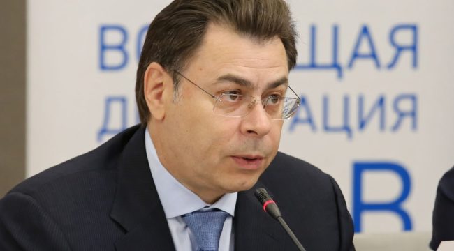 А.Н. Горбенко поздравил епископа С.В. Ряховского с Пасхой