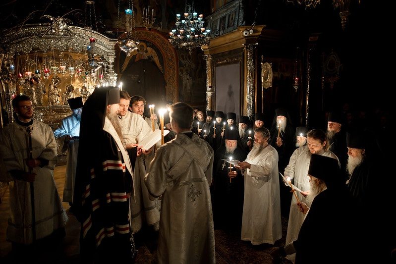 В Троице-Сергиевой лавре совершили постриг трех насельников