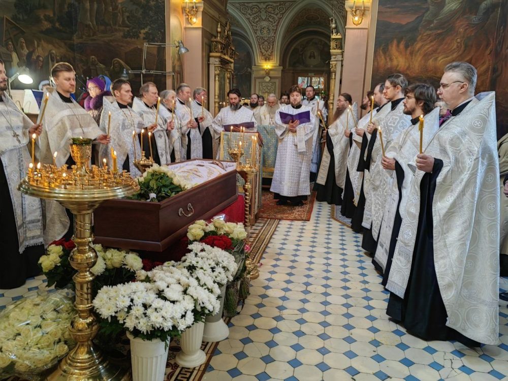 Состоялось отпевание протодиакона Тихона Тараканова