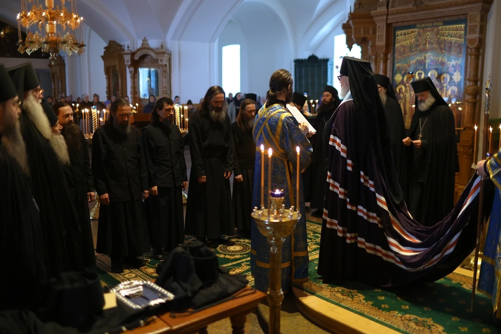 В Валаамском монастыре состоялись иноческие постриги