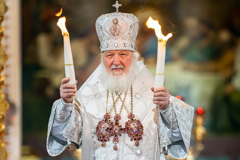 Патриарх Кирилл совершил Пасхальное богослужение в Храме Христа Спасителя