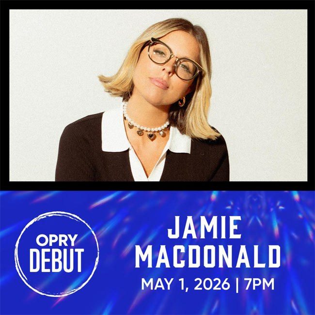 Джейми Макдональд дебютирует на Grand Ole Opry 1 мая
