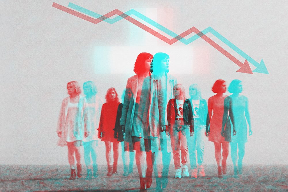 Число молодых женщин, считающих веру "очень важной", упало до 29%