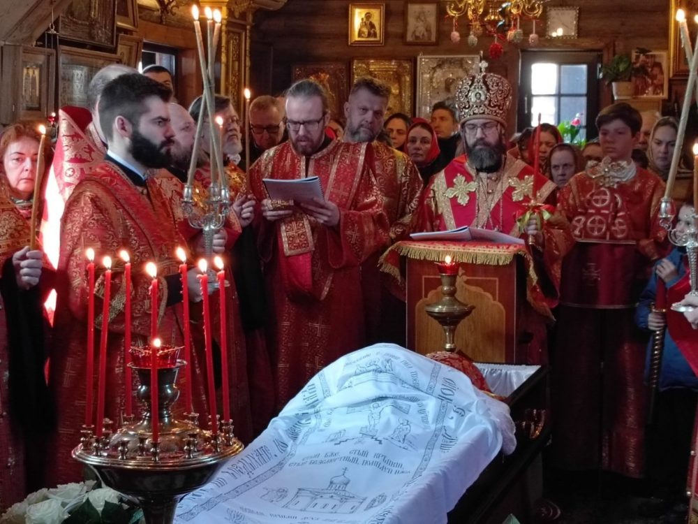 Архиепископ Зеленоградский Савва совершил отпевание иерея Андрея Коновалова