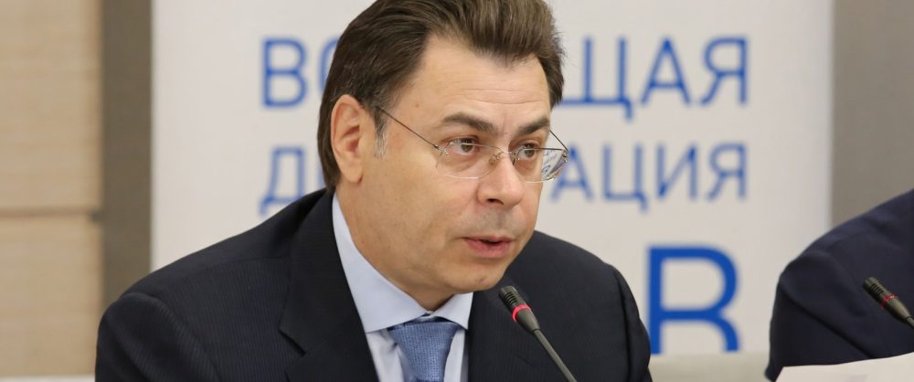 А.Н. Горбенко поздравил епископа С.В. Ряховского с Пасхой