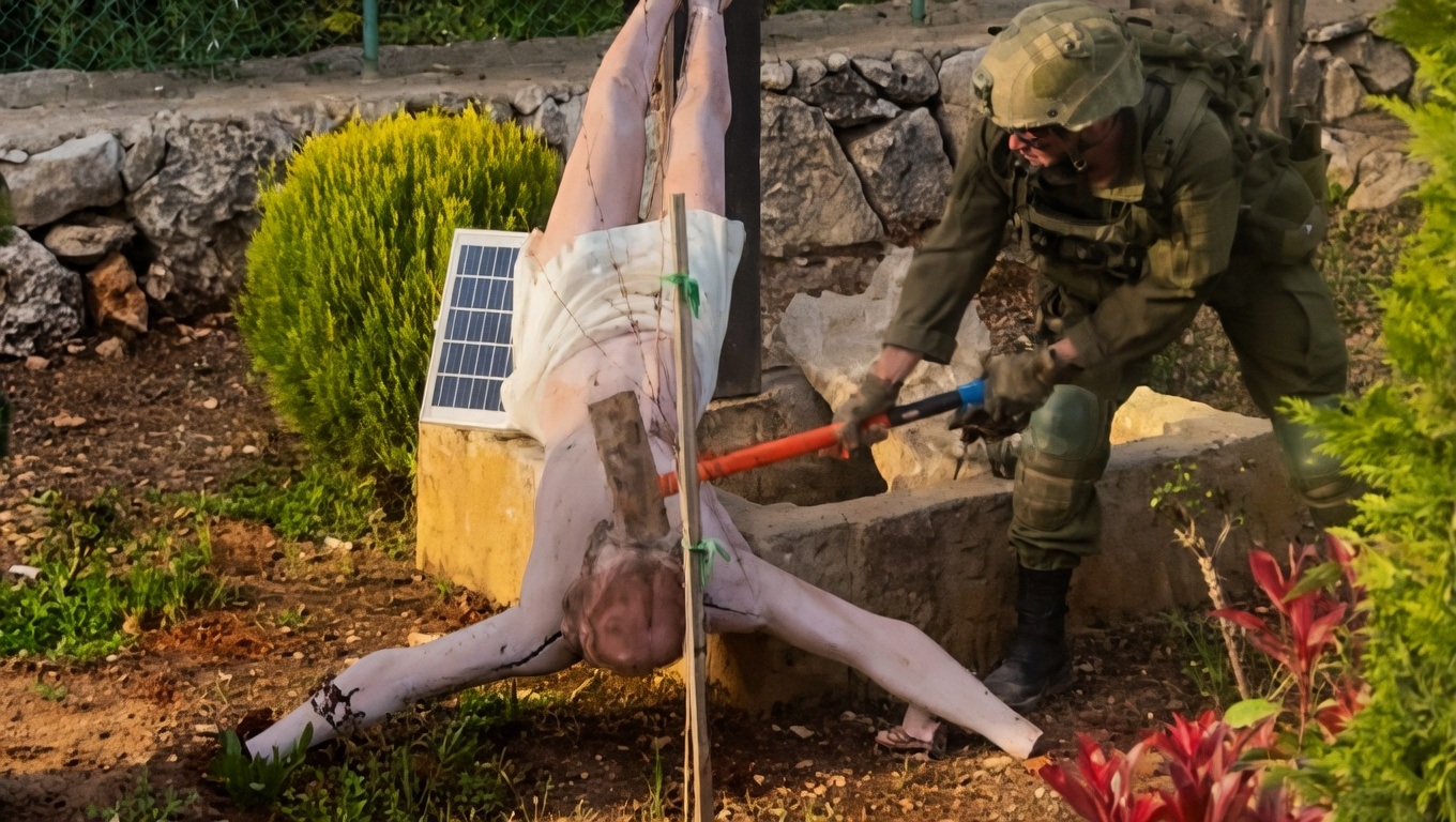 Захарова назвала осквернение статуи Христа в Ливане актом вандализма