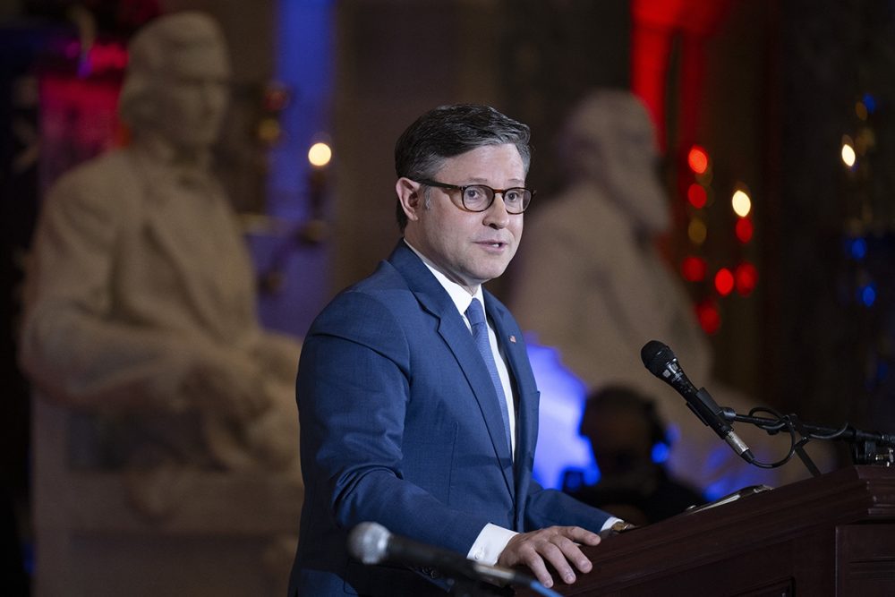 Спикер Майк Джонсон заявил, что права американцев «исходят не от правительства», а «от самого Бога»
