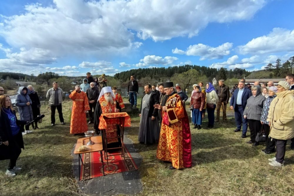 В Карелии освятили место строительства храма Рождества Богородицы в преддверии 800-летия крещения карелов
