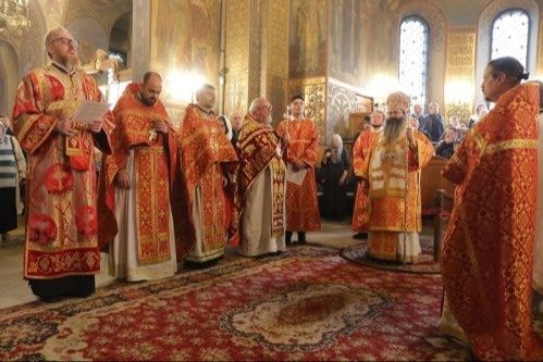 Епископ Мелнишский Герасим возглавил Литургию в престольный праздник подворья РПЦ в Софии