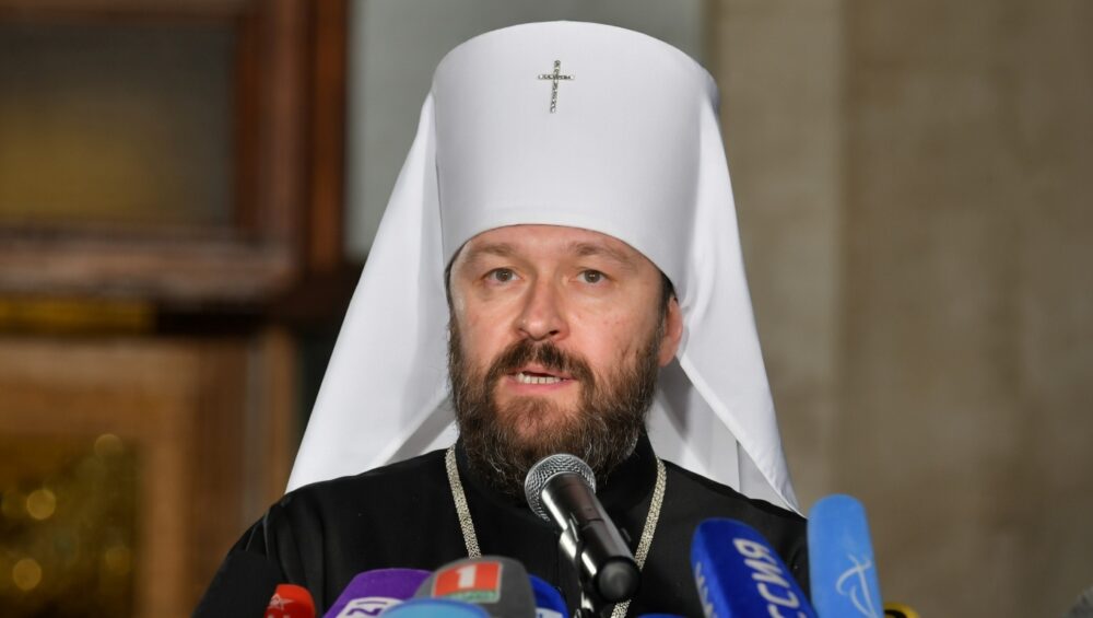 Митрополит Иларион поблагодарил патриарха Кирилла и МИД России