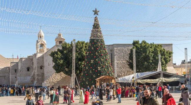 В Вифлееме впервые за 3 года прошли публичные рождественские торжества