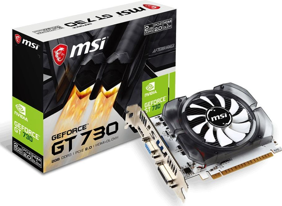 Видеокарта MSI PCI-E 2.0 N730-2GD3V3 NVIDIA GeForce GT 730 2Gb 128bit DDR3 902/1600 DVIx1 HDMIx1 CRTx1 HDCP Ret — изображение 5