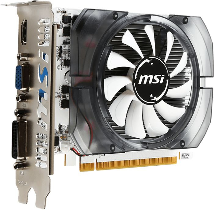 Видеокарта MSI PCI-E 2.0 N730-2GD3V3 NVIDIA GeForce GT 730 2Gb 128bit DDR3 902/1600 DVIx1 HDMIx1 CRTx1 HDCP Ret — изображение 2