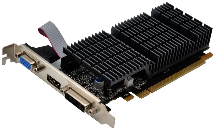 Видеокарта Afox PCI-E 2.0 AF710-2048D3L5 NVIDIA GeForce GT 710 2Gb 64bit GDDR3 954/1333 DVIx1 HDMIx1 CRTx1 HDCP Ret — изображение 3