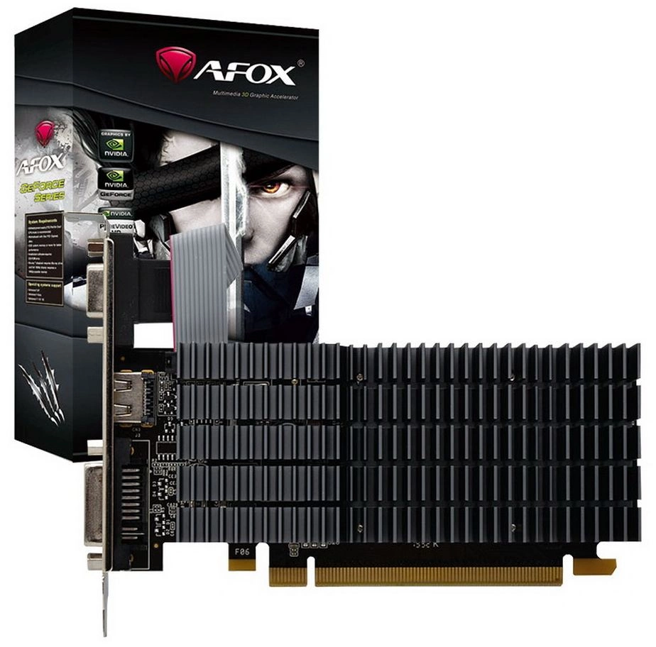 Видеокарта Afox PCI-E 2.0 AF710-2048D3L5 NVIDIA GeForce GT 710 2Gb 64bit GDDR3 954/1333 DVIx1 HDMIx1 CRTx1 HDCP Ret — изображение 4