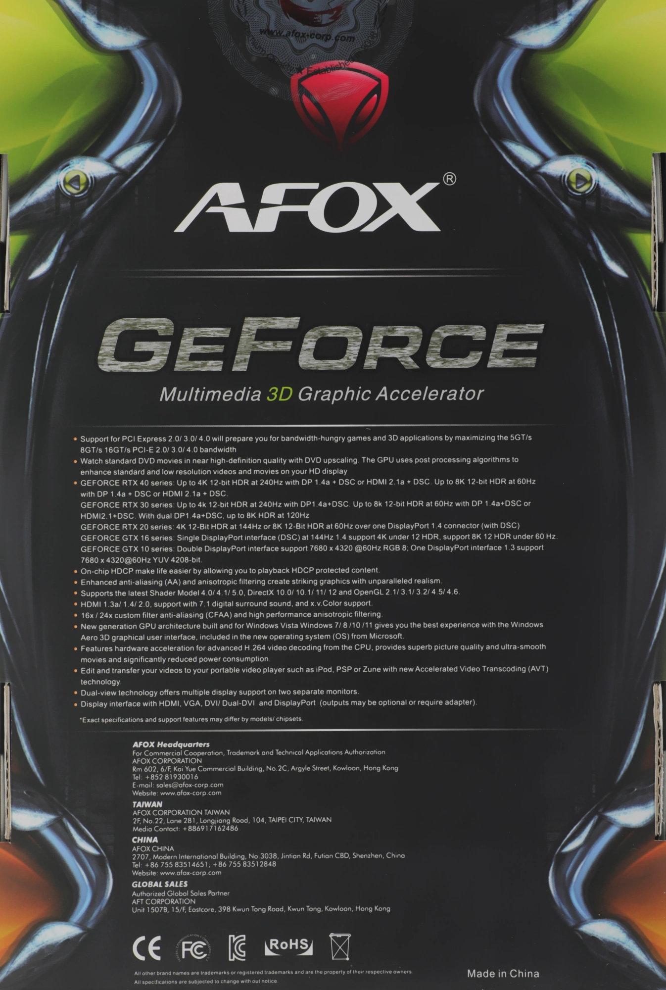 Видеокарта Afox PCI-E 3.0 AF740-4096D5H3-V3 NVIDIA GeForce GT 740 4Gb 128bit GDDR5 993/5000 DVIx1 HDMIx1 CRTx1 HDCP Ret — изображение 7