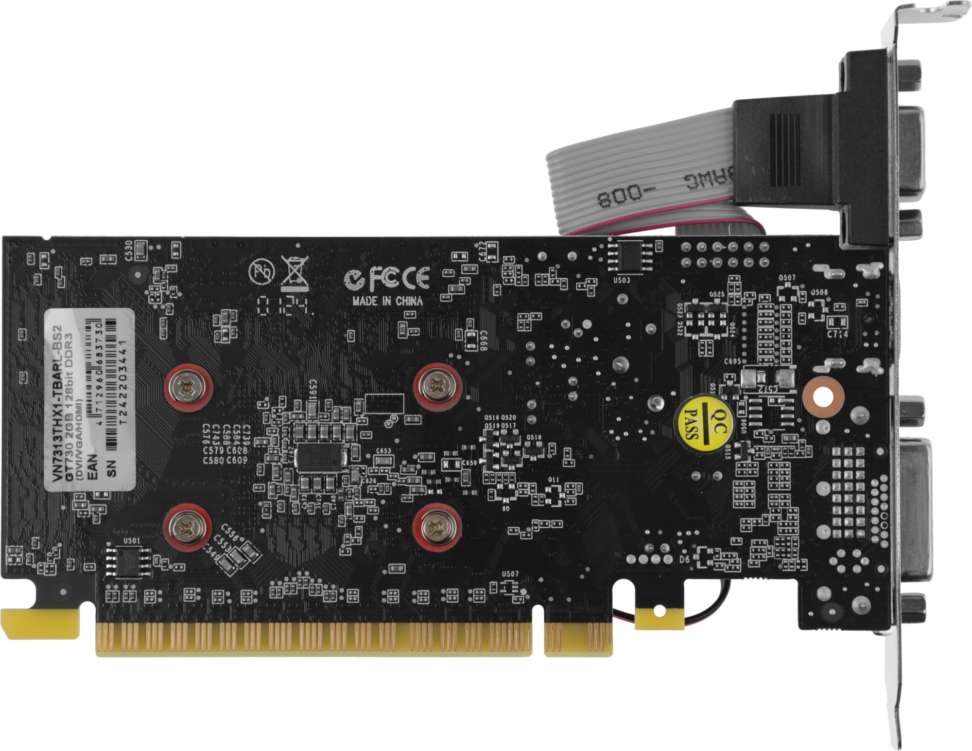 Видеокарта Biostar PCI-E 2.0 VN7313THX1 NVIDIA GeForce GT 730 2Gb 128bit GDDR3 700/1333 DVIx1 HDMIx1 CRTx1 HDCP Ret low profile — изображение 4